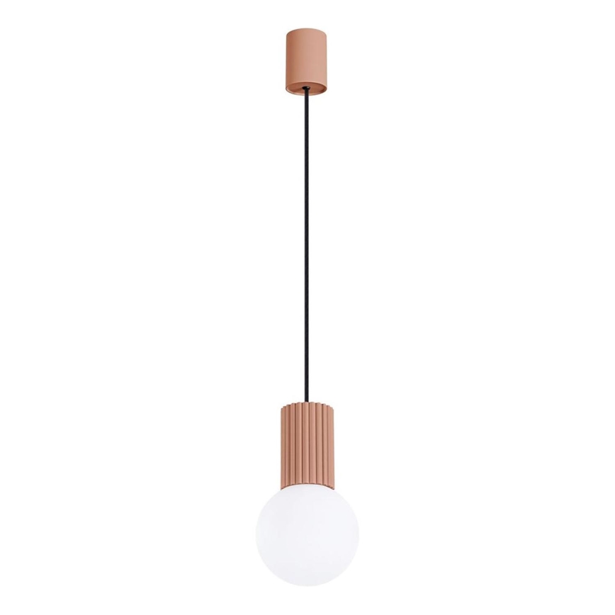 Hanglamp aan een koord HALO 1xG9/8W/230V diameter 12 cm bruin