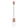 Hanglamp aan een koord HALO 1xG9/8W/230V diameter 12 cm bruin
