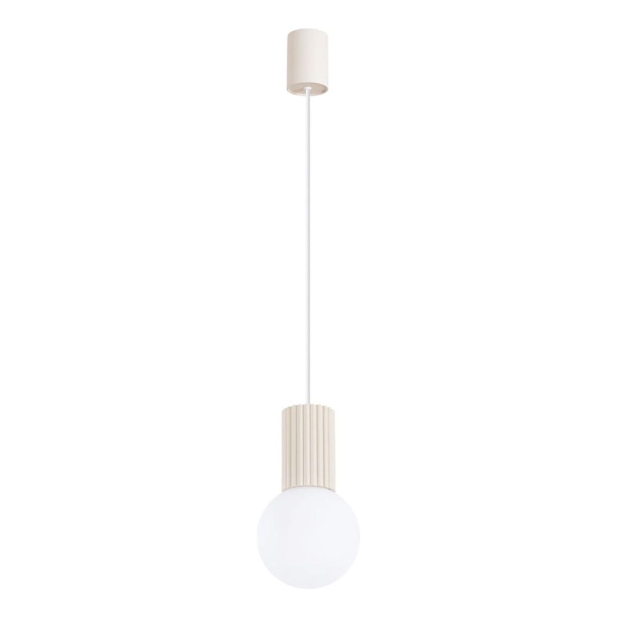 Hanglamp aan een koord HALO 1xG9/8W/230V diameter 12 cm crème