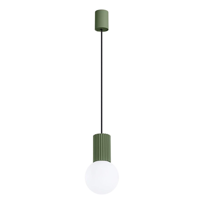 Hanglamp aan een koord HALO 1xG9/8W/230V diameter 12 cm groen