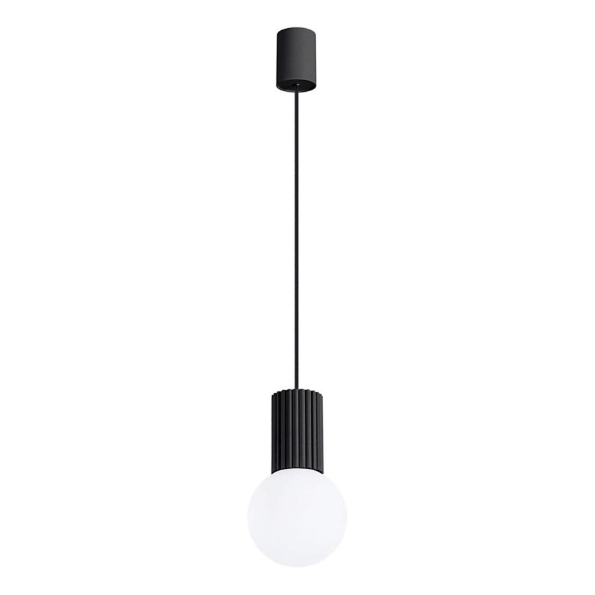 Hanglamp aan een koord HALO 1xG9/8W/230V diameter 12 cm zwart