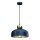 Hanglamp aan een koord HARALD 1xE27/60W/230V blauw