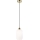 Hanglamp aan een koord HARMA 1xE27/15W/230V diameter 14 cm wit/goud