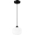 Hanglamp aan een koord HARMA 1xE27/15W/230V diameter 20 cm wit/zwart