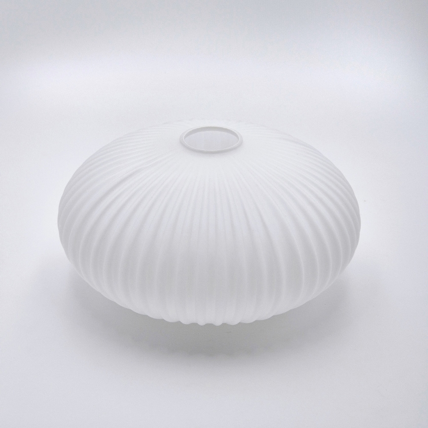 Hanglamp aan een koord HARMA 1xE27/15W/230V diameter 25 cm wit/goud