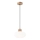 Hanglamp aan een koord HARMONY 1xE27/15W/230V diameter 25 cm wit/eiken
