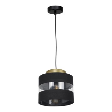 Hanglamp aan een koord HAVARD 1xE27/60W/230V zwart/messing