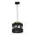 Hanglamp aan een koord HAVARD 1xE27/60W/230V zwart/messing