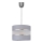 Hanglamp aan een koord HELEN 1xE27/15W/230V diameter 20 cm grijs/zilver