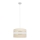 Hanglamp aan een koord HELEN 1xE27/15W/230V diameter 35 cm crème/gouden