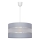 Hanglamp aan een koord HELEN 1xE27/15W/230V diameter 35 cm grijs/zilver
