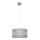 Hanglamp aan een koord HELEN 1xE27/15W/230V diameter 35 cm grijs/zilver