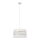 Hanglamp aan een koord HELEN 1xE27/15W/230V diameter 35 cm wit/gouden