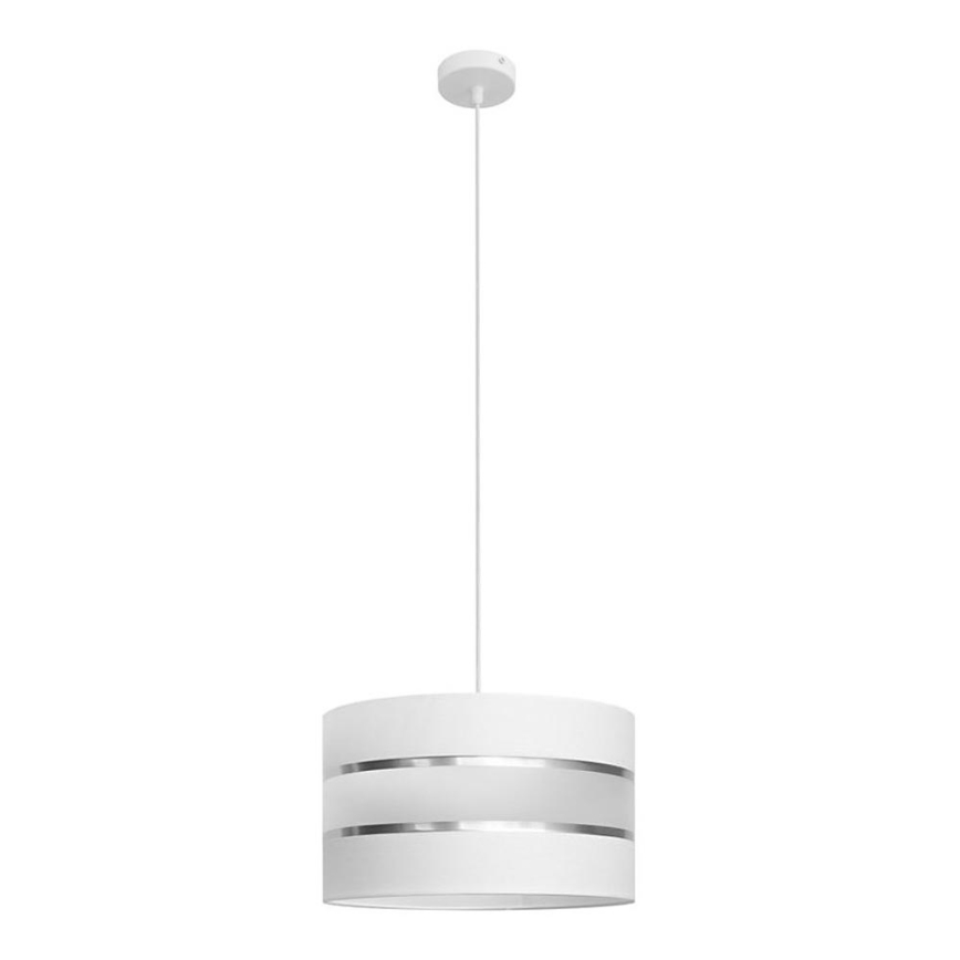Hanglamp aan een koord HELEN 1xE27/15W/230V diameter 35 cm wit