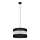 Hanglamp aan een koord HELEN 1xE27/15W/230V diameter 35 cm zwart/zilver