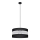 Hanglamp aan een koord HELEN 1xE27/15W/230V diameter 40 cm zwart/zilver