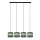 Hanglamp aan een koord HELEN 4xE27/15W/230V groen/goud