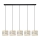 Hanglamp aan een koord HELEN 5xE27/15W/230V crème/zwart/gouden