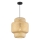 Hanglamp aan een koord HESTIA 1xE27/60W/230V diameter 30 cm bamboe