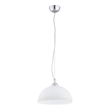 Hanglamp aan een koord HILIA 1xE27/15W/230V wit