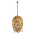 Hanglamp aan een koord HILO 1xE27/40W/230V diameter 45 cm bamboe