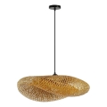Hanglamp aan een koord HILO 1xE27/40W/230V diameter 80 cm bamboe