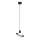 Hanglamp aan een koord HYPERION 1xG9/8W/230V zwart