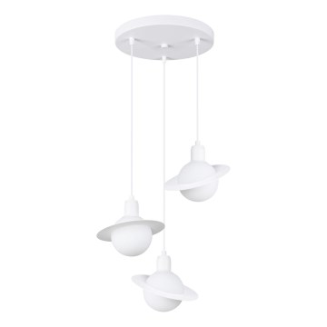 Hanglamp aan een koord HYPERION 3xG9/8W/230V wit