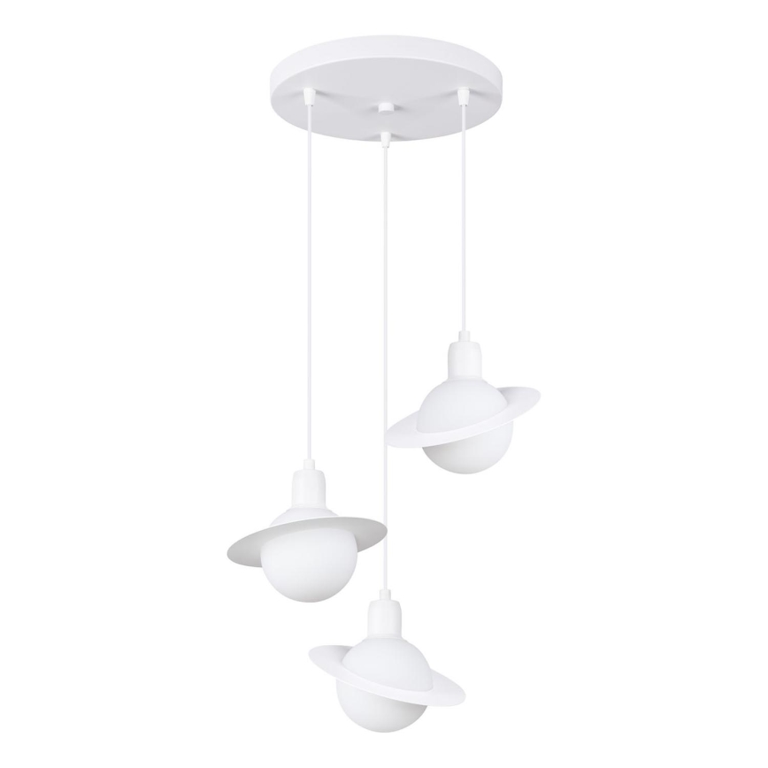 Hanglamp aan een koord HYPERION 3xG9/8W/230V wit