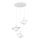 Hanglamp aan een koord HYPERION 3xG9/8W/230V wit