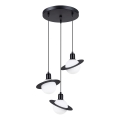 Hanglamp aan een koord HYPERION 3xG9/8W/230V zwart