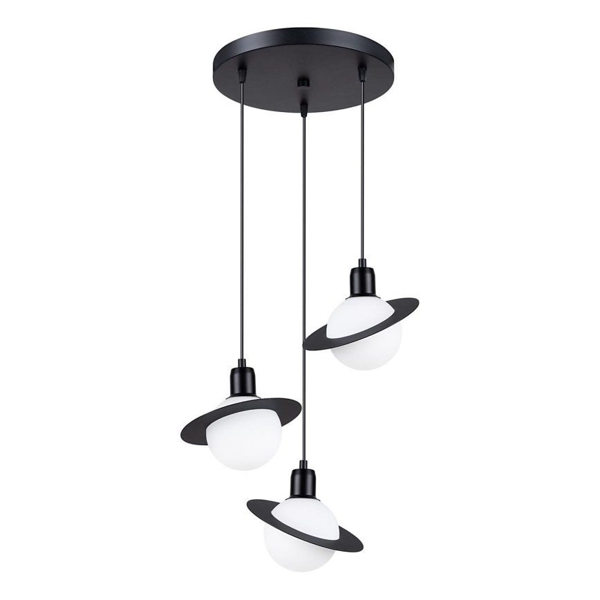 Hanglamp aan een koord HYPERION 3xG9/8W/230V zwart