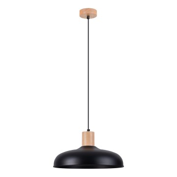Hanglamp aan een koord INDY 1xE27/15W/230V diameter 38 cm zwart