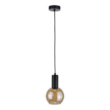 Hanglamp aan een koord JANTAR BLACK 1xE27/60W/230V