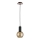 Hanglamp aan een koord JANTAR WOOD 1xE27/60W/230V
