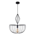 Hanglamp aan een koord JASMINA 1xE27/20W/230V diameter 40 cm zwart