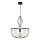 Hanglamp aan een koord JASMINA 1xE27/20W/230V diameter 40 cm zwart