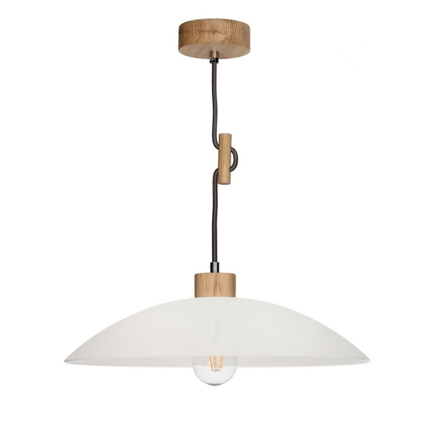 Hanglamp aan een koord JONA 1xE27/60W/230V eiken