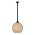 Hanglamp aan een koord JUTE 1xE27/60W/230V beige