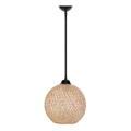 Hanglamp aan een koord JUTE 1xE27/60W/230V beige