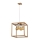 Hanglamp aan een koord KAGO 4xE27/60W/230V eiken