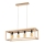 Hanglamp aan een koord KAGO 4xE27/60W/230V mat eiken