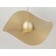 Hanglamp aan een koord KAPELLO 1xE27/60W/230V diameter 55 cm gouden