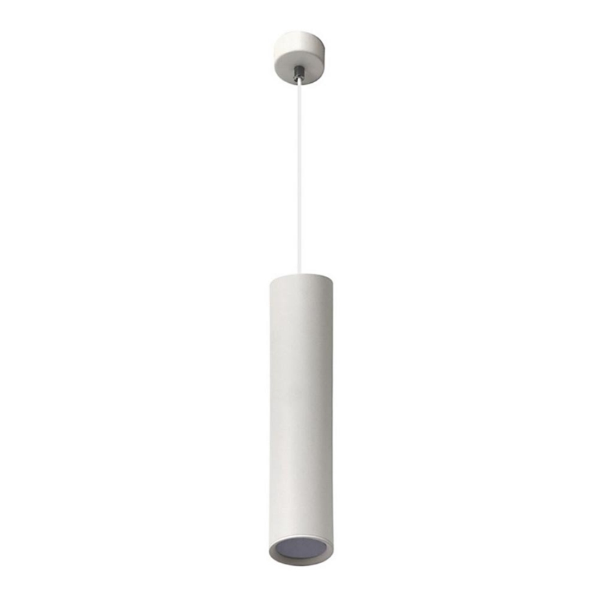 Hanglamp aan een koord KARADON 1xGU10/30W/230V 17 cm wit