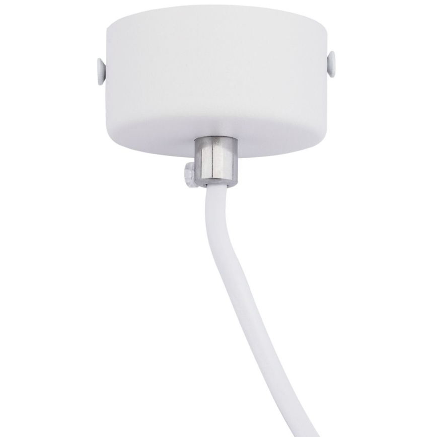 Hanglamp aan een koord KARADON 1xGU10/30W/230V 17 cm wit