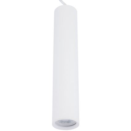 Hanglamp aan een koord KARADON 1xGU10/30W/230V 17 cm wit