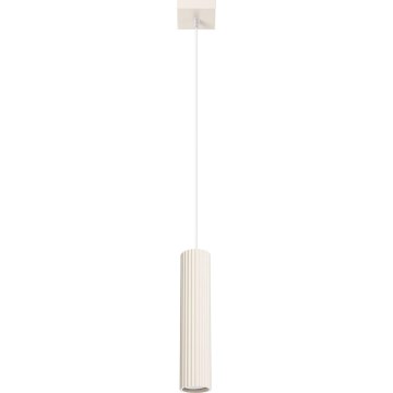 Hanglamp aan een koord KARBON 1xGU10/10W/230V crème