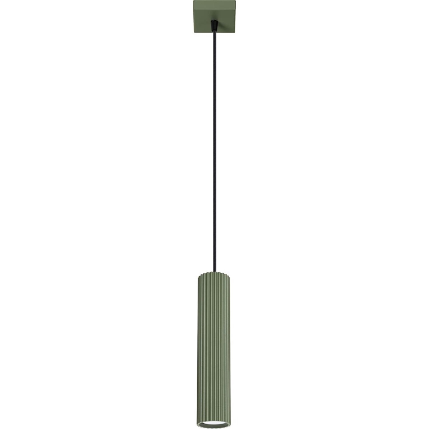 Hanglamp aan een koord KARBON 1xGU10/10W/230V groen