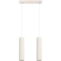 Hanglamp aan een koord KARBON 2xGU10/10W/230V crème