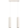 Hanglamp aan een koord KARBON 2xGU10/10W/230V crème